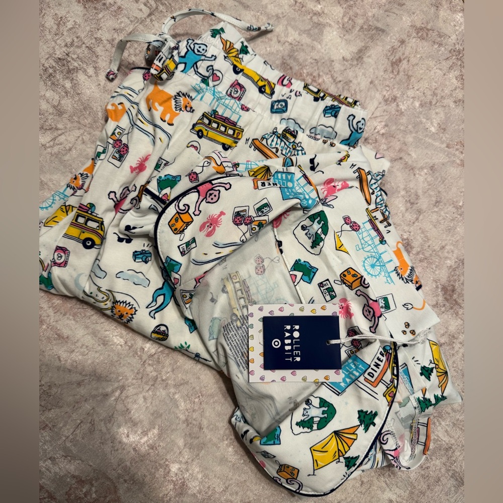 Roller Rabbit x Target Roadtrip Long Sleeves and Pants Pajama Set